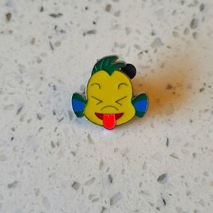 Official Disney Little Mermaid Flounder Fish Character Pin